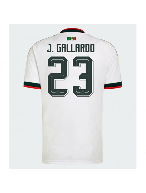 Mexiko Jesus Gallardo #23 Auswärtstrikot WM 2026 Kurzarm Mexiko Jesus Gallardo #23 Auswärtstrikot WM 2026 Kurzarm